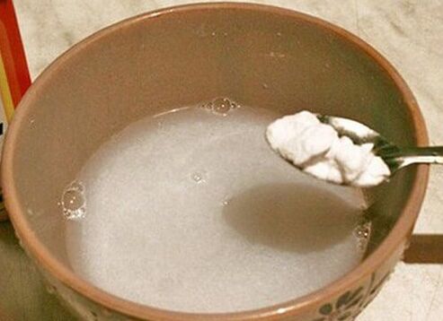 sodos tirpalas varpos didinimui